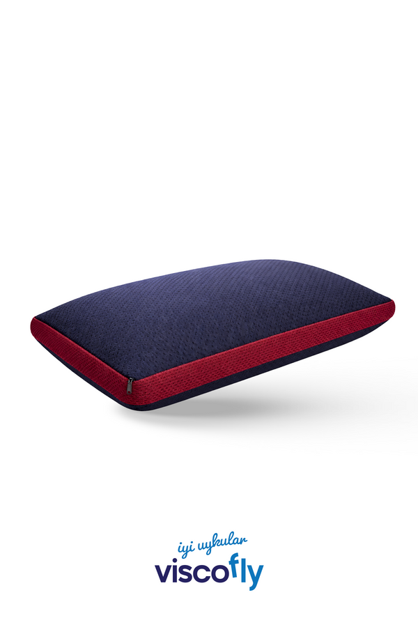 Air-Conditioned Orthopedic Pillow RedLine – High Sleep Pillow with Breathable Border