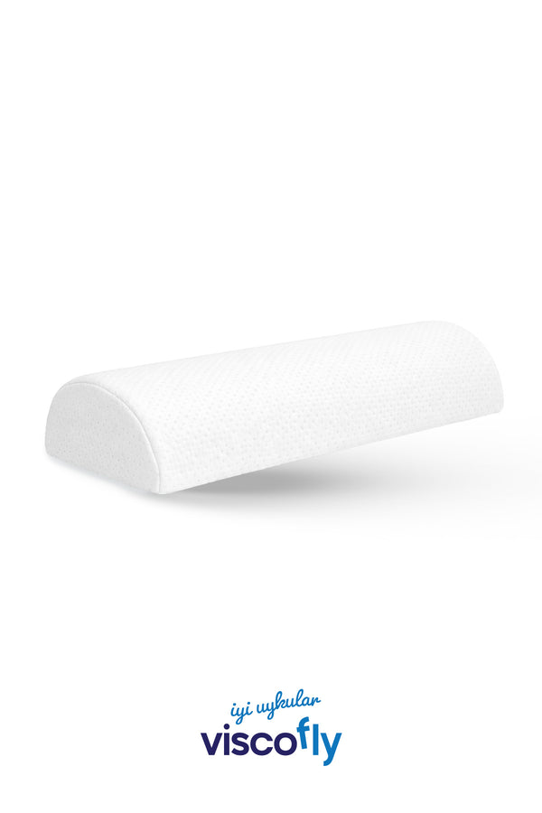 Horlama Azaltmaya Yardımcı Yarım Silindir Visco Yastık 40x18x10 cm | %100 Memory Foam