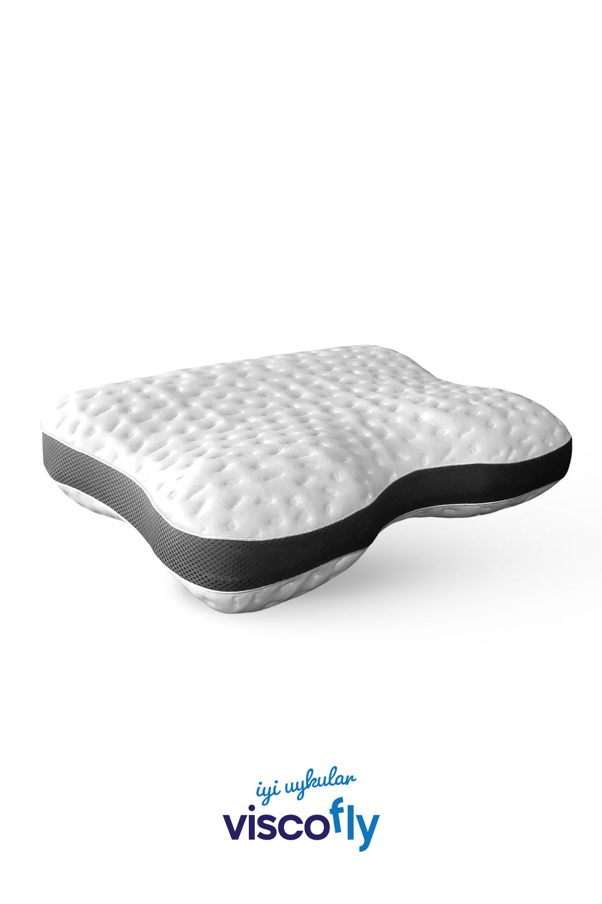 Visco Horlama Azaltıcı Ortopedik Yastık -  57 cm * 42 cm * 12 cm - % 100 Visco 1000 Gr iç Dolgu