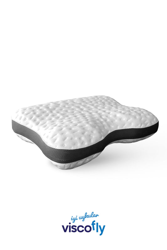 Visco Horlama Azaltıcı Ortopedik Yastık -  57 cm * 42 cm * 12 cm - % 100 Visco 1000 Gr iç Dolgu