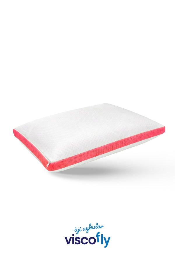 Aero Air-Conditioned Pillow – Hybrid Formula 1300g Filling 65x45x15 cm - Neon Pink
