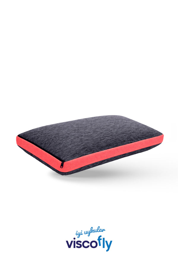 Air-Conditioned Pillow with Cooling Fabric – Hybrid Formula 1300g Filling 65x45x15 cm - Pink