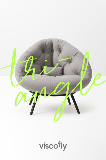 Viscofly Triangle Tekli Koltuk Berjer – Metal Ayaklı, Silinebilir Kumaş, Modern Tasarım
